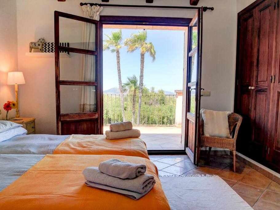 Ciclismo Y Golf Junto A La Playa Finca Son Sant Marti Gran Βίλα Muro Εξωτερικό φωτογραφία